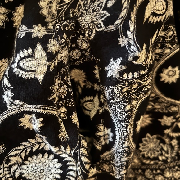 Free People Floral Boho Flared Knit Jacket - Picture 16 of 16